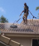roof high pressure cleaning